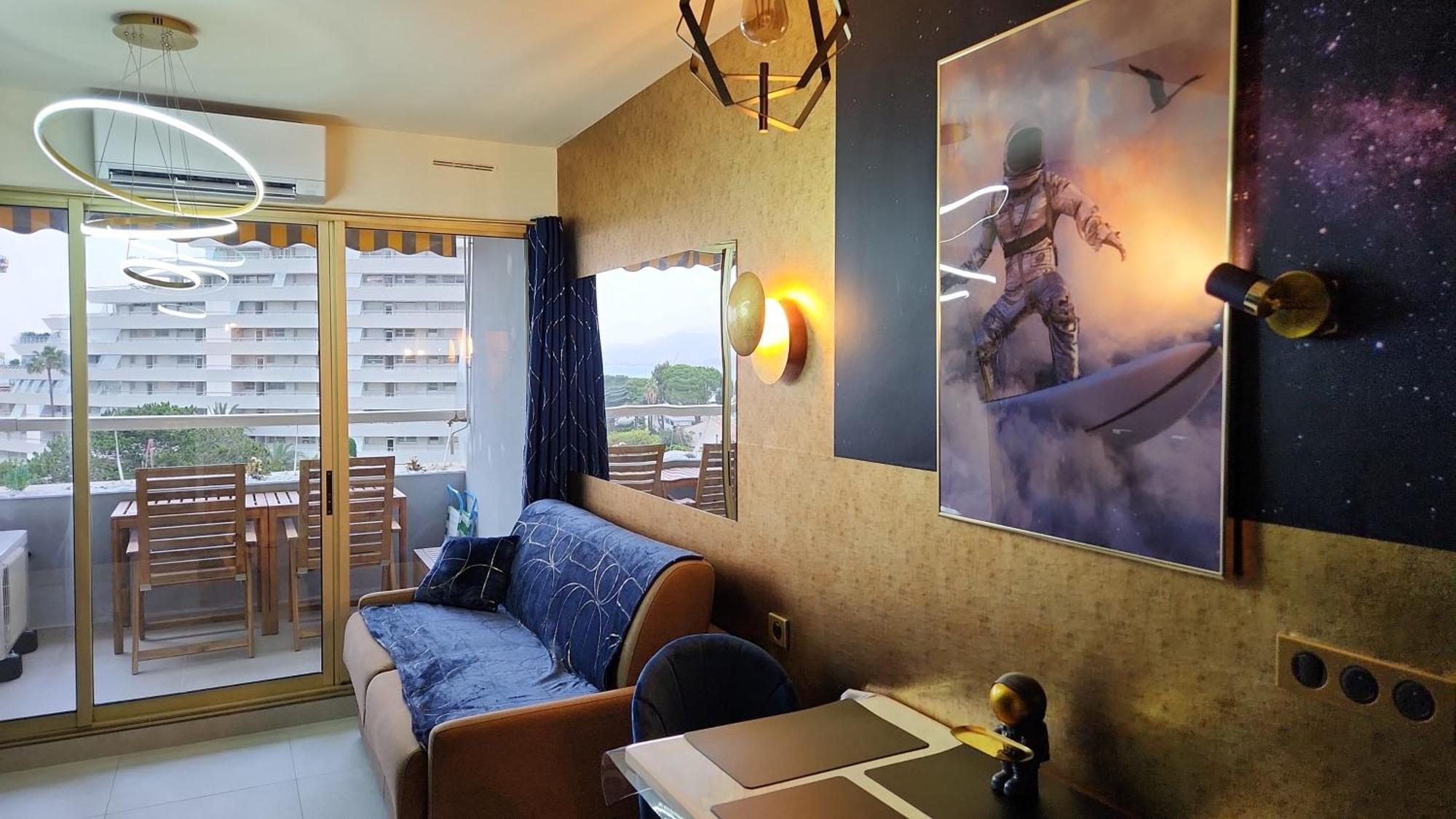 L'Astronaute - Balcon Vue Mer - Clim - Place Parking Privee - Marina Baie Des Anges Villeneuve-Loubet Esterno foto